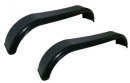 Plastic tandem mudguards 8''x 62'', sold as pair